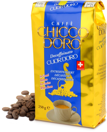 Chicco d'Oro cuor d'Oro  - Kaffeebohnen entkoffiniert 250g