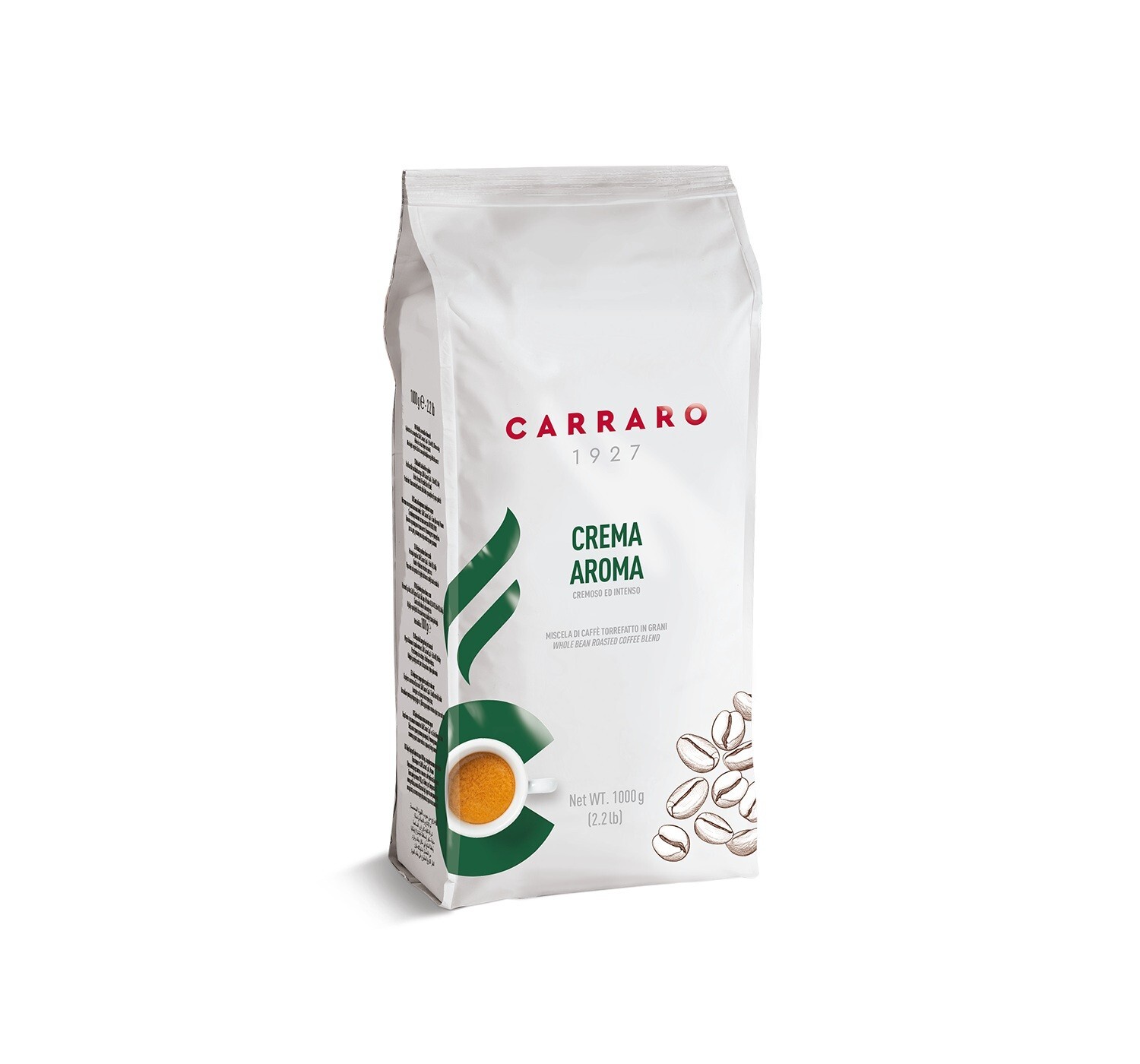 Carraro Crema Aroma  Espressobohnen 1000g