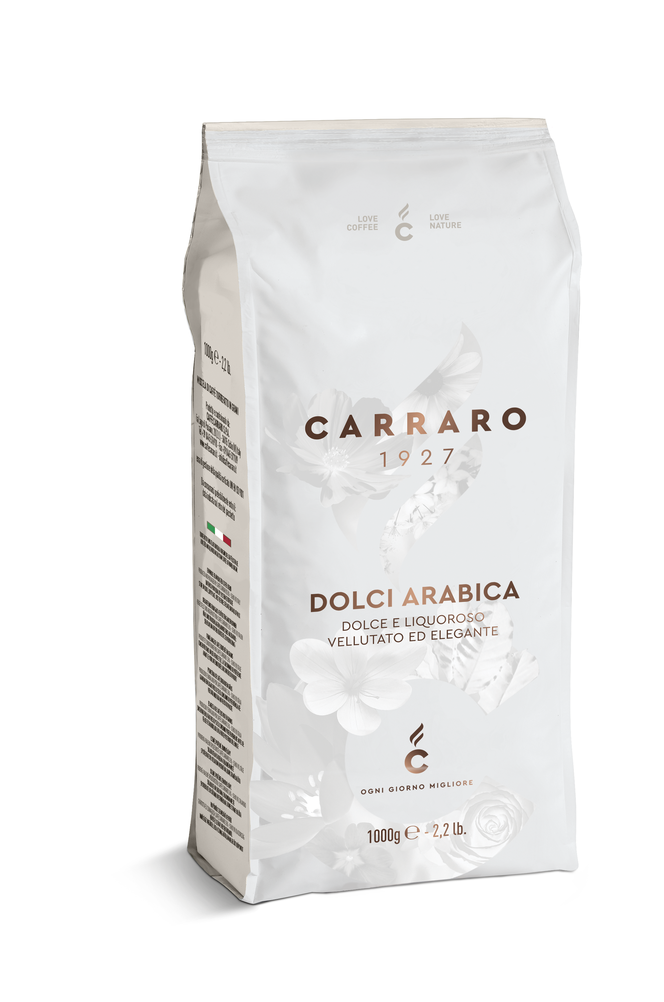 Carraro Dolci Arabica Kaffeebohnen 1000g