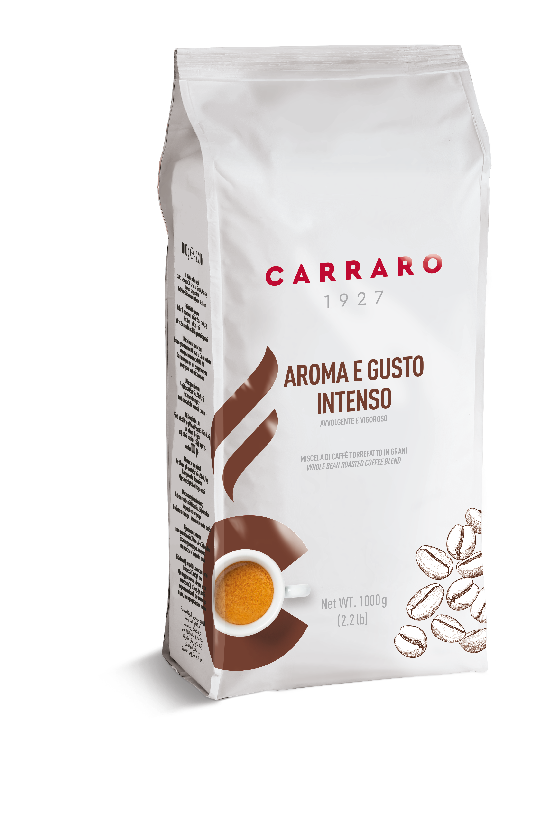 Carraro Aroma e Gusto intenso  Espressobohnen 1000g