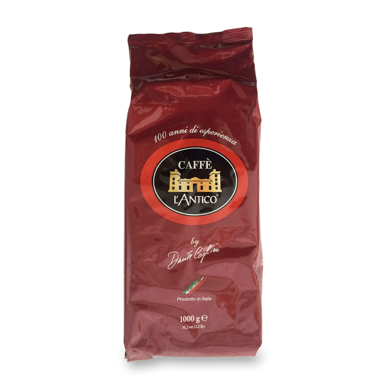 Caffe L'Antico rosso edition ( rot ) , Inhalt 12 x Kaffeebohnen 1000g