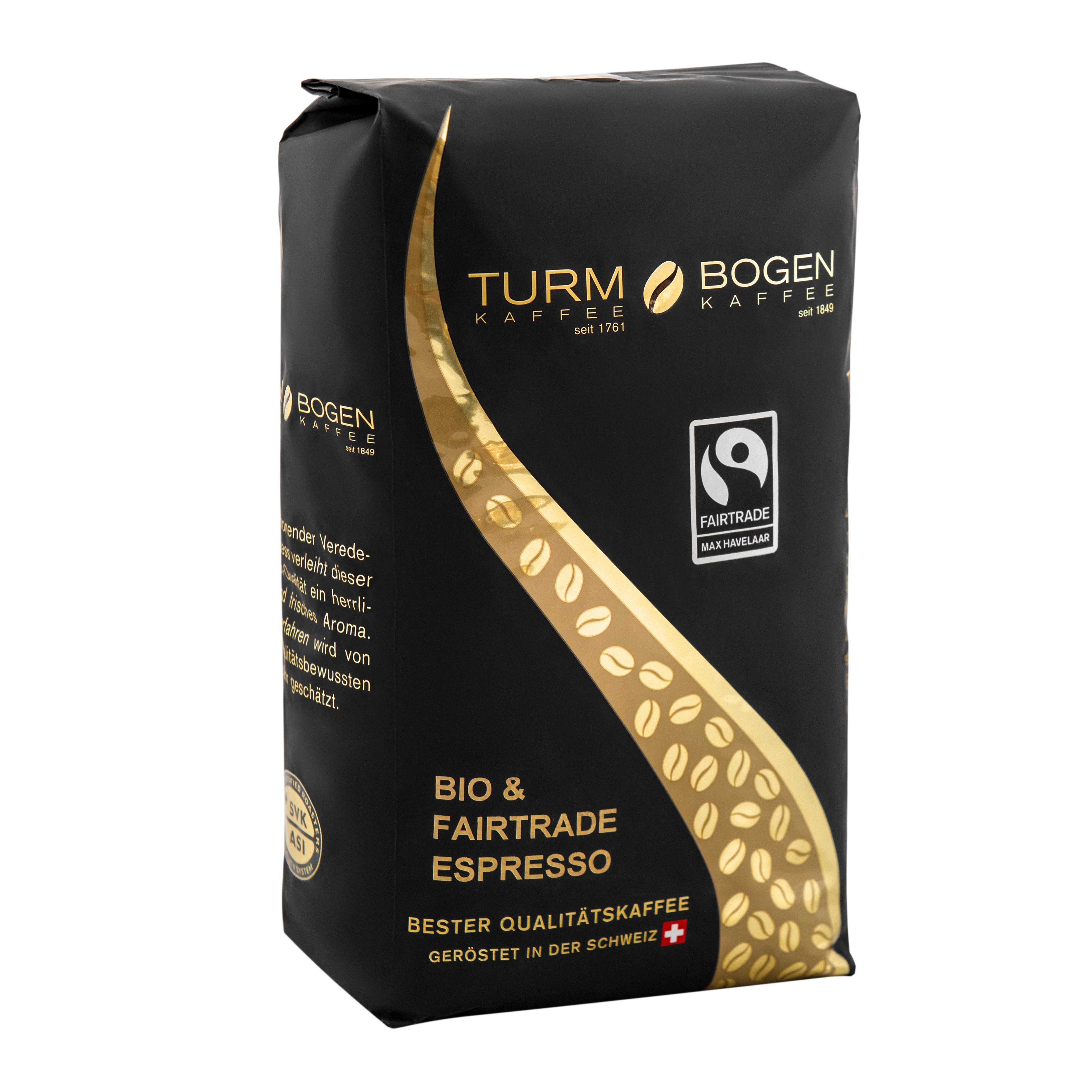 Turm Kaffee Espresso Bio Fairtrade Kaffeebohnen 1000g
