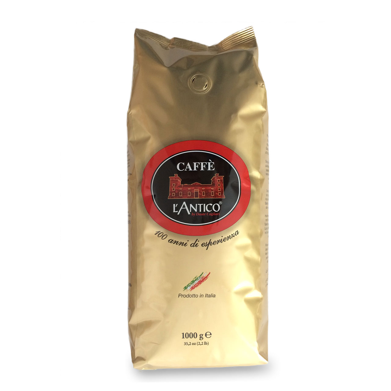 Caffe l'Antico espresso oro edition - Inhalt 12 x Kaffeebohnen 1000g