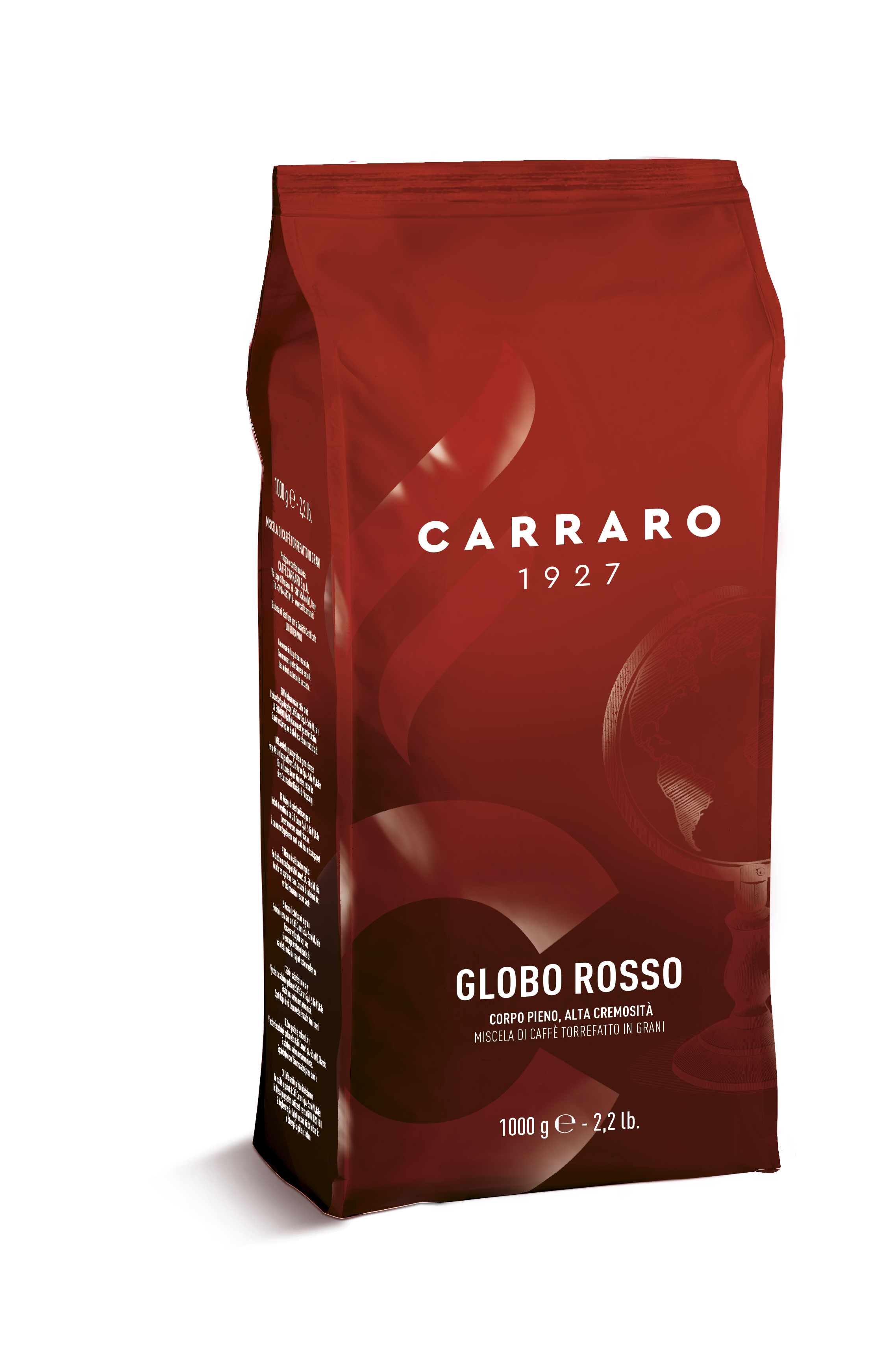 Carraro 1927 Globo Rossa italienische Kaffeebohnen 1000g