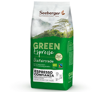 Seeberger Confianza Bio Fairtrade  Espressobohnen Inhalt 1000g