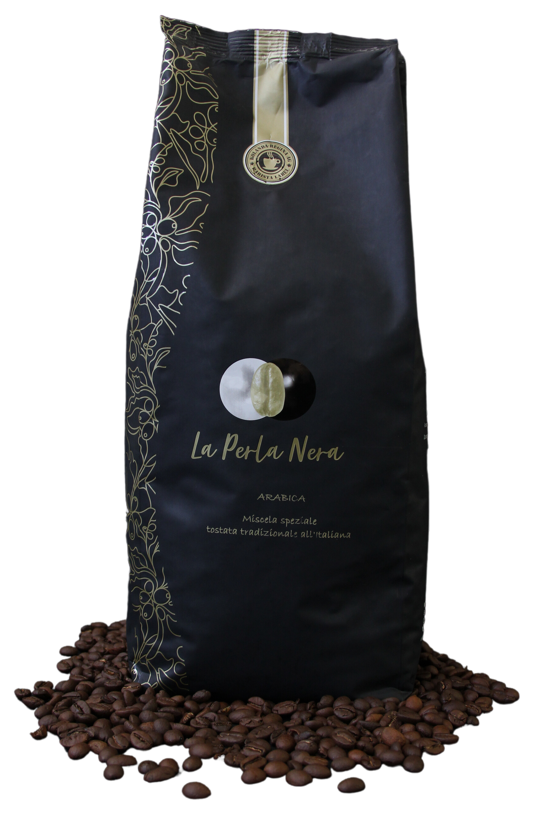 La Perla Nera Premium Kaffee 100% Arabica, Kaffeebohnen 1000g