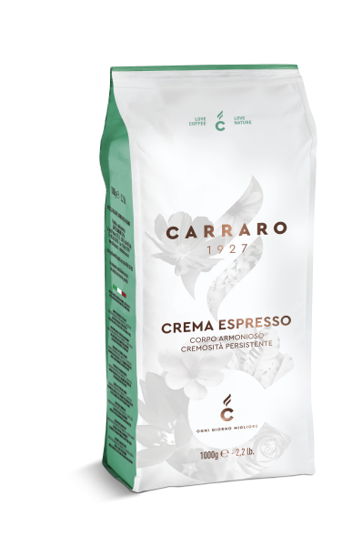 Carraro 1927 crema Espresso italienische Kaffeebohnen 1000g