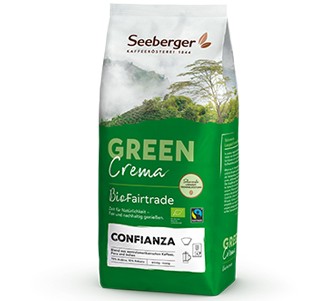 Seeberger Confianza Bio Fairtrade Kaffeebohnen Inhalt 1000g