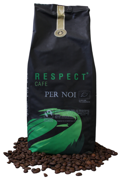 Kolanda RESPECT Bio Fairtrade PerNoi crema 100 % Arabica - Kaffeebohnen 1000g