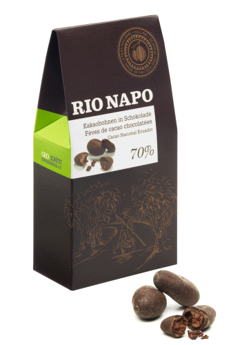 RIO NAPO, Bio-Kakaobohnen in Schokolade, 70%, Inhalt 80g