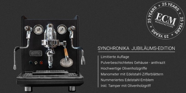 ECM Synchronika Dual-Boiler PID Sondermodel limitiert anthrazit