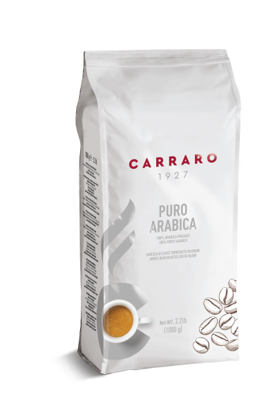 Carraro Puro Arabica Espresso, Espressobohnen 1000g